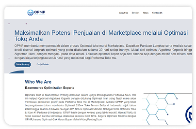 Optimasi Marketplace Dashboard